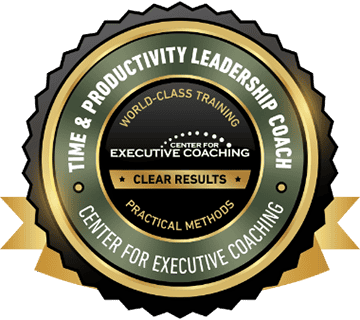 Certified Time & Productivity Coach Badge: Center for Executive Coaching